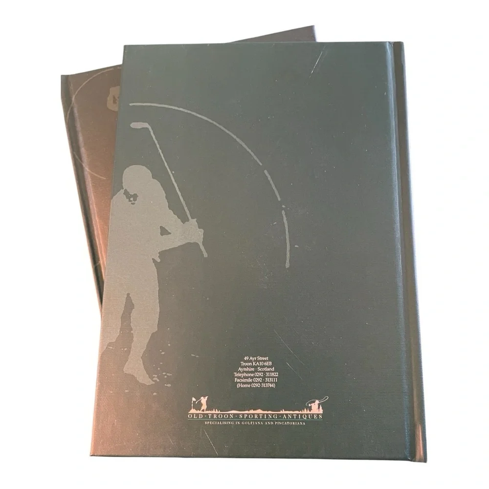Old Troon Sporting Antiques, Scotland Vintage Golfer's Address Book, Green 1989.